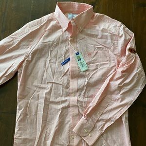 Oklahoma State University mens Southern Tide long sleeve button up. NWT